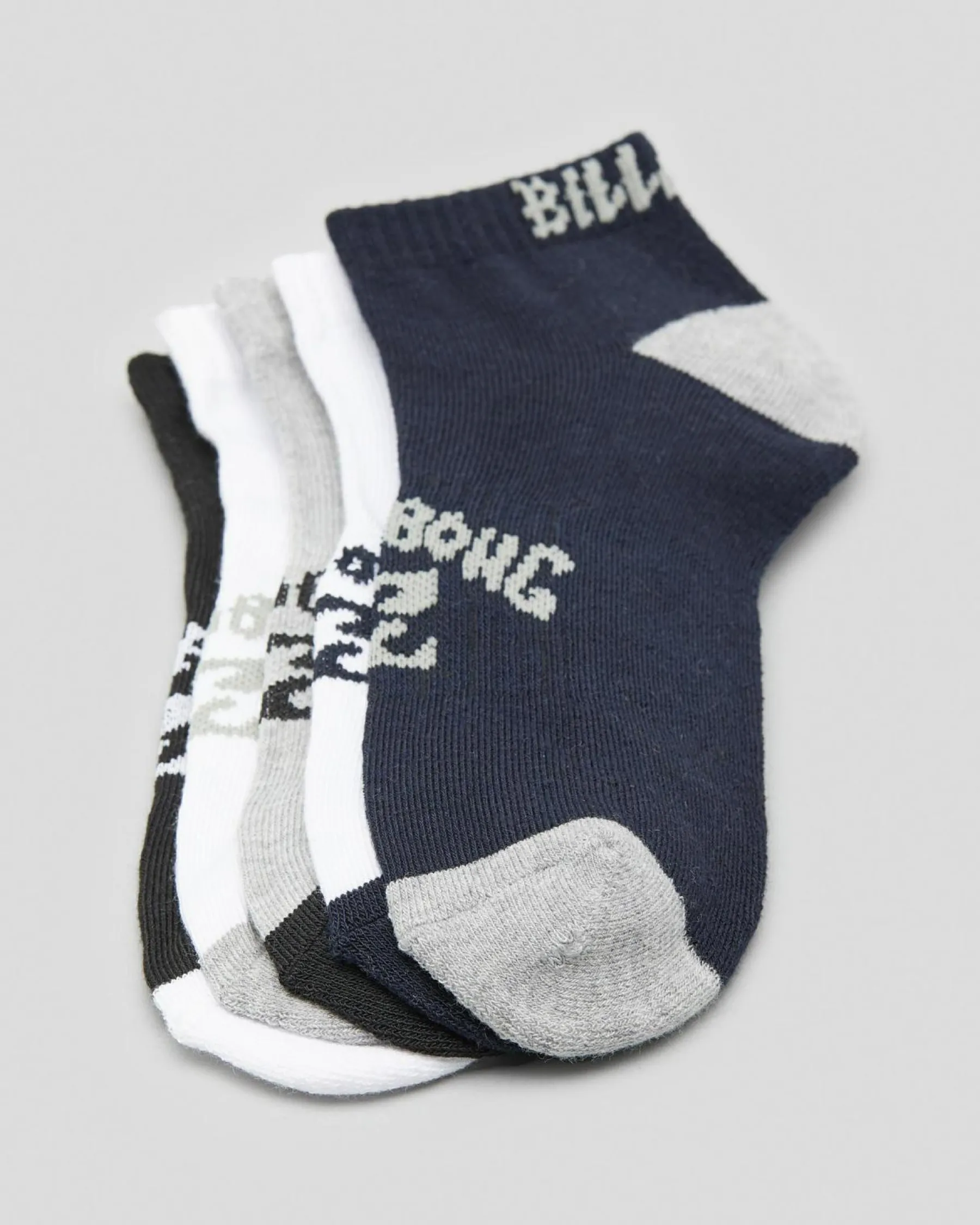 Socks & Accesories*Billabong Boys' Ankle Socks 5 Pack Multi