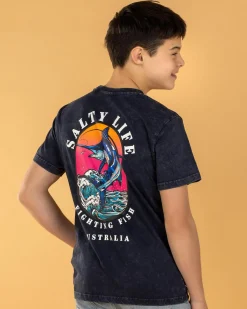 Best Boys' Aqua Warrior T-Shirt Kids/BOY Tops & T-Shirts