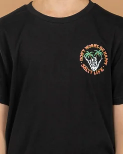 Tops & T-Shirts*Salty Life Boys' Be Happy T-Shirt Black