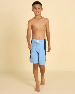 Board Shorts|Shorts & Bottoms*Jacks Boys' Beam Board Short Light Blue/navy