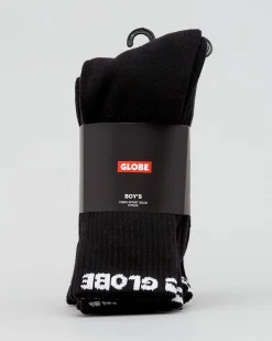 Socks & Accesories*Globe Boys' out Socks 5 Pack Black