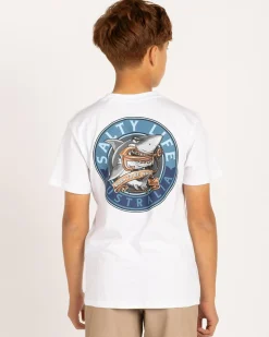 Tops & T-Shirts*Salty Life Boys' Born To Be Wild T-Shirt White