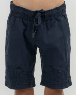 Shorts & Bottoms*Lucid Boys' Boulevard Walk Shorts Navy