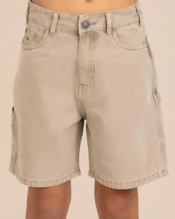 Shorts & Bottoms*Skylark Boys' Capture Denim Walk Shorts Sand