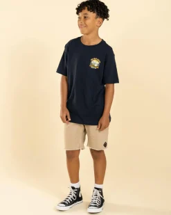 Tops & T-Shirts*The Mad Hueys Boys' Caught Nothin T-Shirt Navy