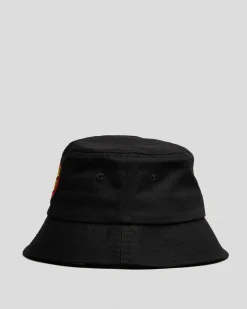 Headwear*Santa Cruz Boys' Classic Dot Patch Bucket Hat Black