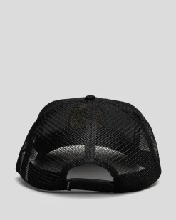 Headwear*Santa Cruz Boys' Classic Dot Trucker Cap Black