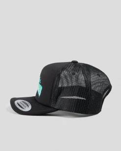 Headwear*The Mad Hueys Boys' Codzilla Returns Trucker Cap Black