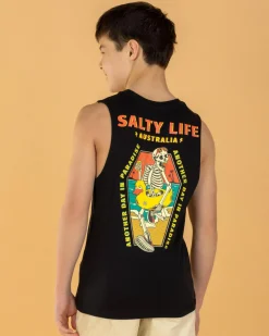 Sale Boys' Coffin Float Club Muscle Tank Kids/BOY Tops & T-Shirts