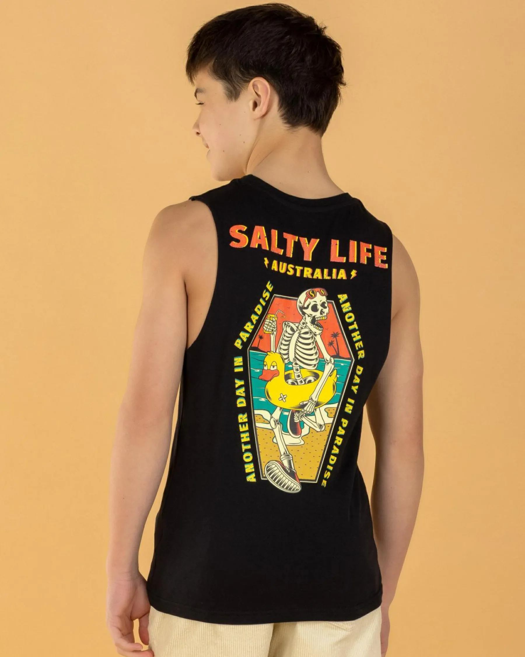 Sale Boys' Coffin Float Club Muscle Tank Kids/BOY Tops & T-Shirts