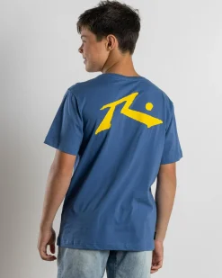 Tops & T-Shirts*Rusty Boys' Competition T-Shirt Delft Blue