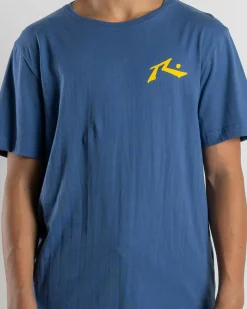 Tops & T-Shirts*Rusty Boys' Competition T-Shirt Delft Blue