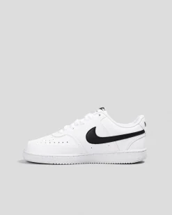 Sneakers*Nike Boys' Court Vision Low Shoes White/white-black