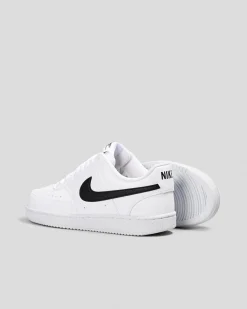 Sneakers*Nike Boys' Court Vision Low Shoes White/white-black