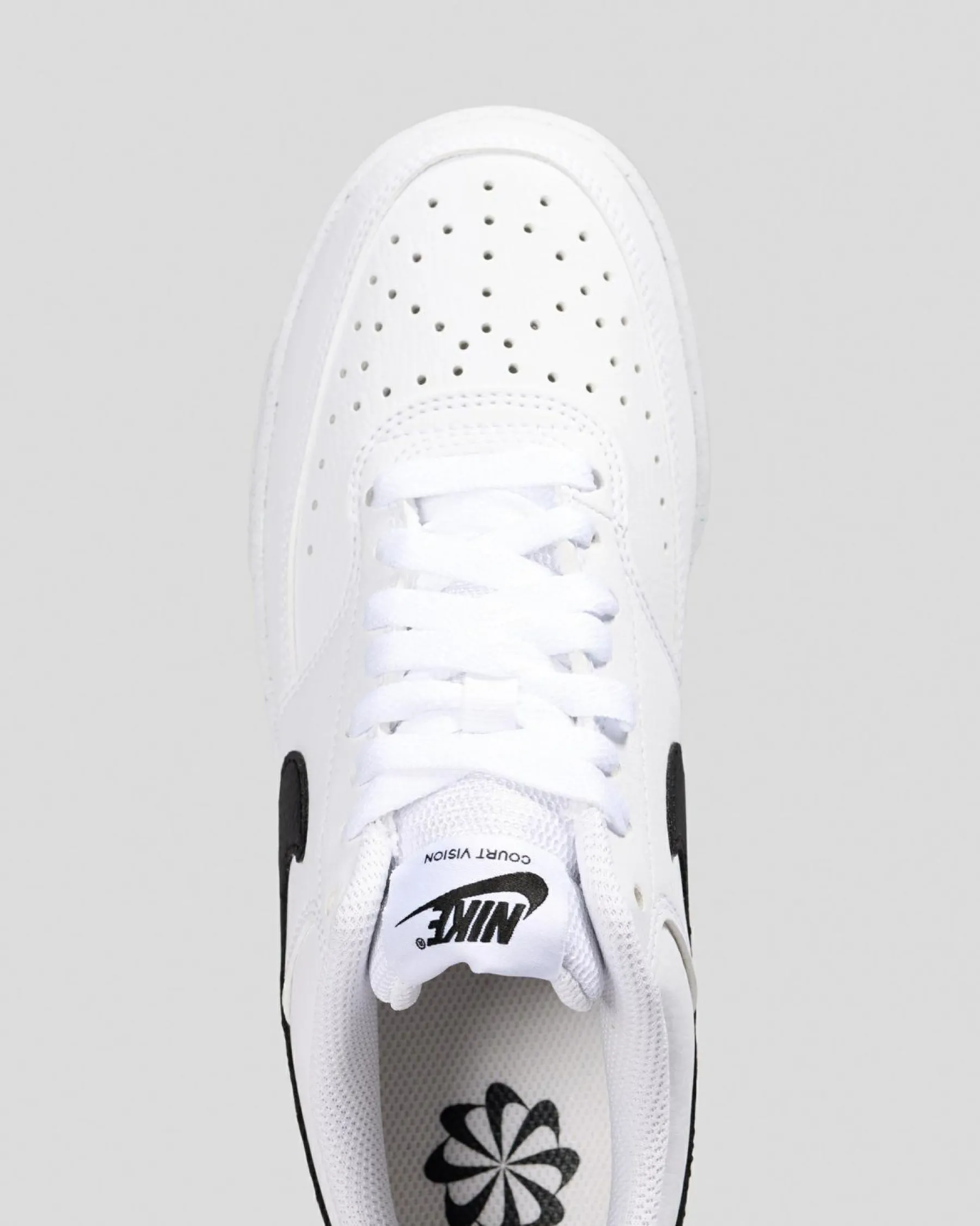 Sneakers*Nike Boys' Court Vision Low Shoes White/white-black