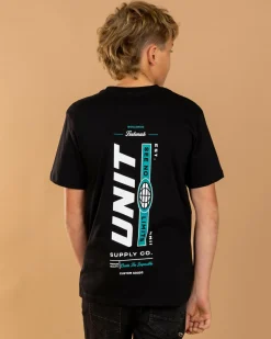Tops & T-Shirts*Unit Boys' Duke T-Shirt Black