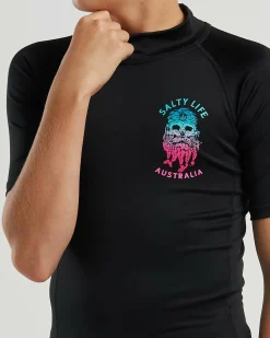 Boys' Dutchman Short Sleeve Rash Vest Kids/BOY Rashies