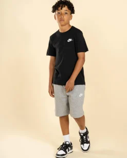 Tops & T-Shirts*Nike Boys Embroidered Futura T-Shirt Black