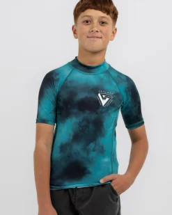 Rashies*Skylark Boys' Emerged Short Sleeve Rash Vest Mottle