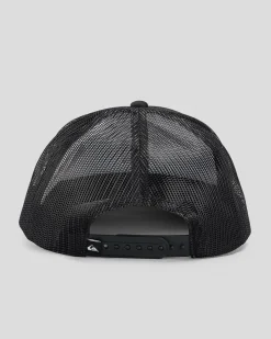 Headwear*Quiksilver Boys' Emu Coop Cap Black Reconnect Stripe