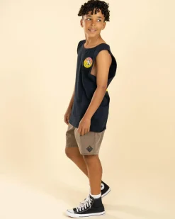 Tops & T-Shirts*Salty Life Boys' Evaded Muscle Tank Navy