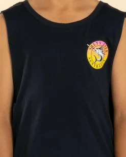 Tops & T-Shirts*Salty Life Boys' Evaded Muscle Tank Navy