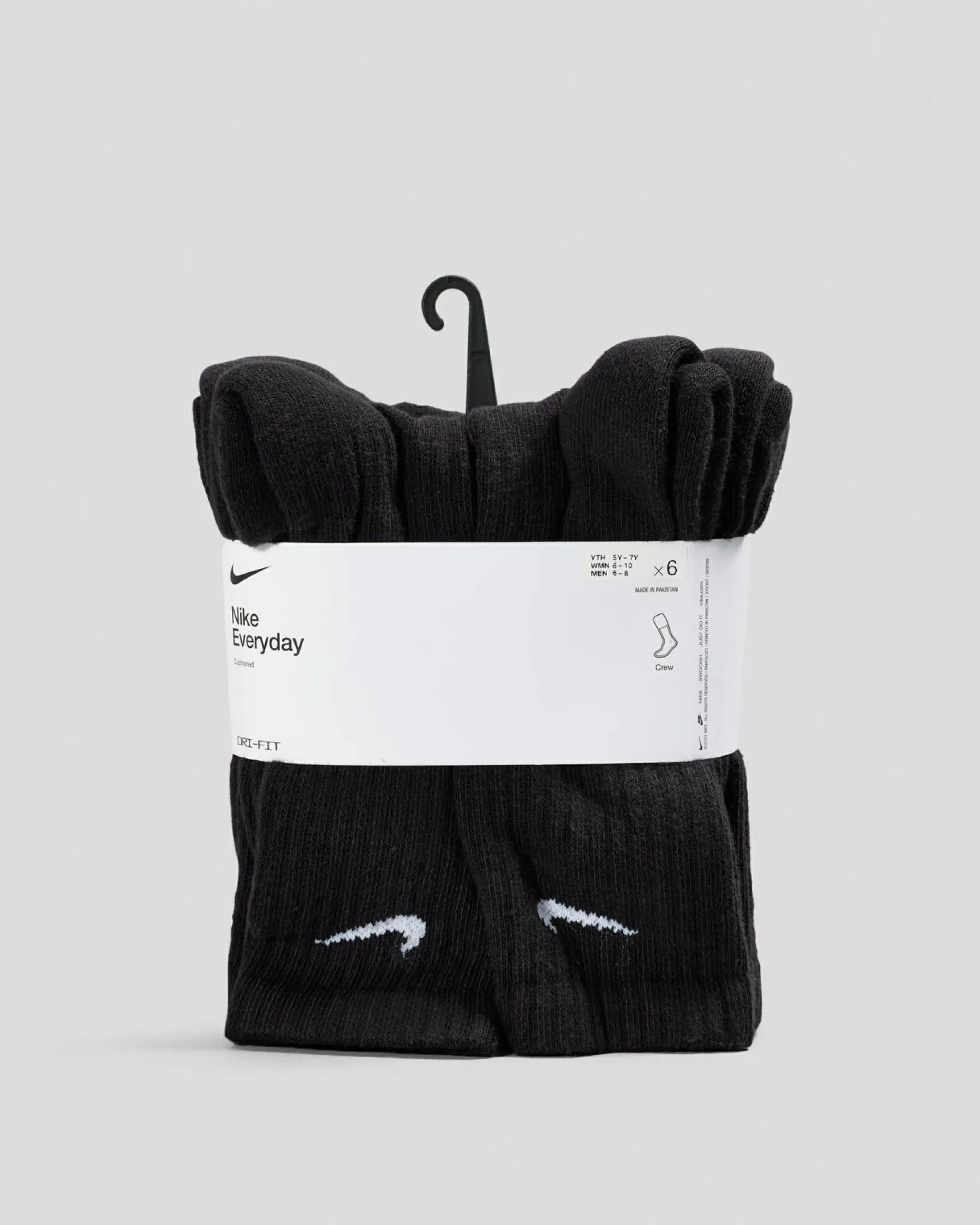 New Boys' Everyday Crew Socks 6 Pack Kids/BOY Socks & Accesories