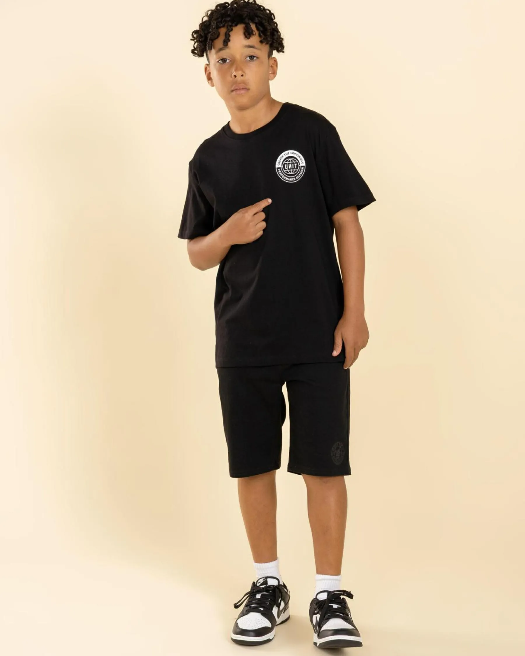 Tops & T-Shirts*Unit Boys' Evolve T-Shirt Black