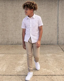 Tops & T-Shirts*Lucid Boys' Exiled Short Sleeve Shirt White