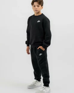 Shorts & Bottoms*Nike Boys' Fleece Track Pants Black/white