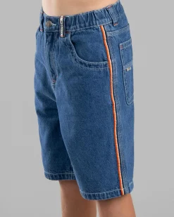 Denim|Shorts & Bottoms*Rusty Boys' Flip Daddy 2.0 Denim Shorts Middy Blue