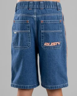 Denim|Shorts & Bottoms*Rusty Boys' Flip Daddy 2.0 Denim Shorts Middy Blue