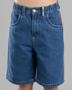 Denim|Shorts & Bottoms*Rusty Boys' Flip Daddy 2.0 Denim Shorts Middy Blue