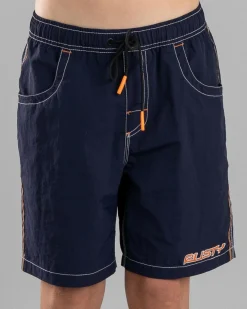 Board Shorts|Shorts & Bottoms*Rusty Boys' Flip Daddy Board Shorts Navy Blue