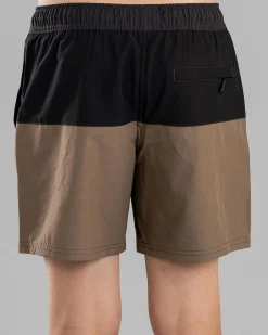 Shorts & Bottoms*Dexter Boys' Fuse Elastic Waist Shorts Black/tan
