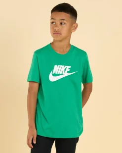 Tops & T-Shirts*Nike Boys' Futura HBR T-Shirt Stadium Green