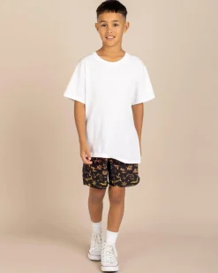Shorts & Bottoms*Salty Life Boys' Herd Elastic Waist Shorts Black/multi