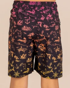 Shorts & Bottoms*Salty Life Boys' Herd Elastic Waist Shorts Black/multi