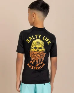 Hot Boys' Hollander Short Sleeve Rash Vest Kids/BOY Rashies