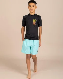 Hot Boys' Hollander Short Sleeve Rash Vest Kids/BOY Rashies