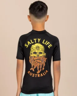 Hot Boys' Hollander Short Sleeve Rash Vest Kids/BOY Rashies