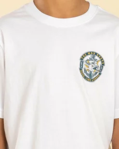 Tops & T-Shirts*The Mad Hueys Boys' Hooked Cuda T-Shirt White