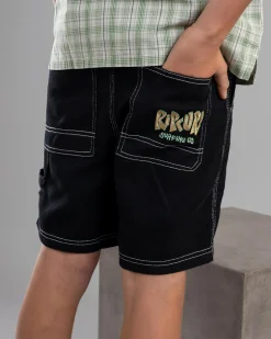 Denim|Shorts & Bottoms*Rip Curl Boys' Hyped Twill Shorts Black