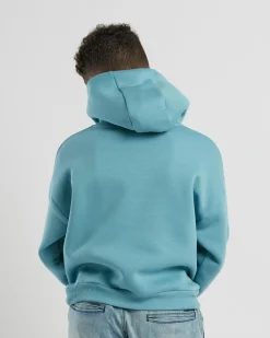 Outerwear*Nike Boys' Icon Fleece Hoodie Denim Turquoise/white