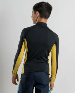 Rashies*Billabong Boys' Jimmy Long Sleeve Rash Vest Black