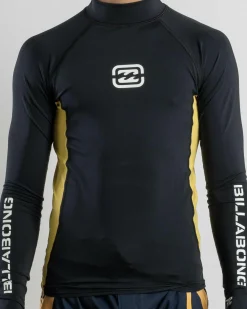 Rashies*Billabong Boys' Jimmy Long Sleeve Rash Vest Black