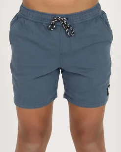 Shorts & Bottoms*Salty Life Boys' Journey Elastic Waist Shorts Washed Blue