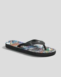 Hot Boys' Kapow Thongs Kids/BOY 2 For Deals|Flip Flops & Sandals