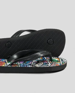 Hot Boys' Kapow Thongs Kids/BOY 2 For Deals|Flip Flops & Sandals
