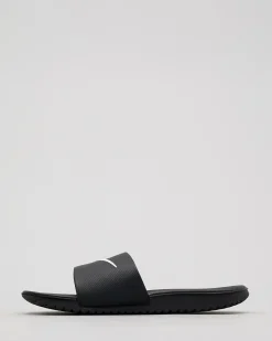 Slides*Nike Boys' Kawa Slides Black/white